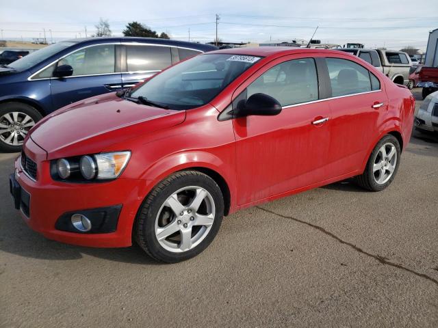 1G1JE5SH3D4147555 - 2013 CHEVROLET SONIC LTZ RED photo 1