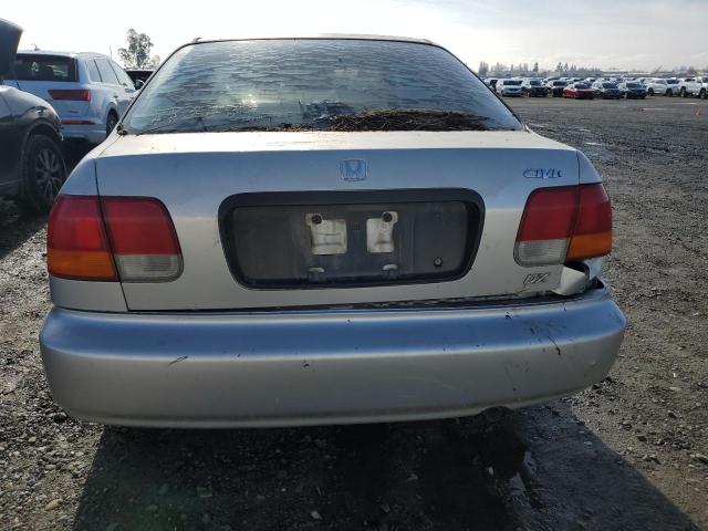 2HGEJ6524VH505897 - 1997 HONDA CIVIC DX SILVER photo 6