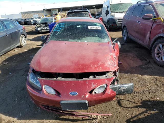 3FAFP11381R140731 - 2001 FORD ESCORT ZX2 RED photo 5