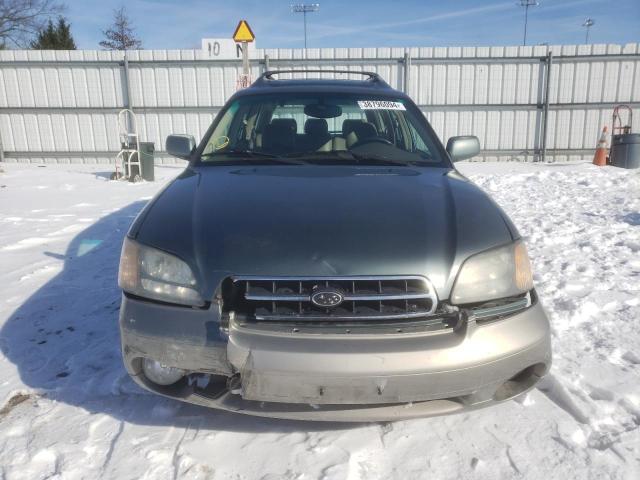 4S3BH686617626447 - 2001 SUBARU LEGACY OUTBACK LIMITED GREEN photo 5