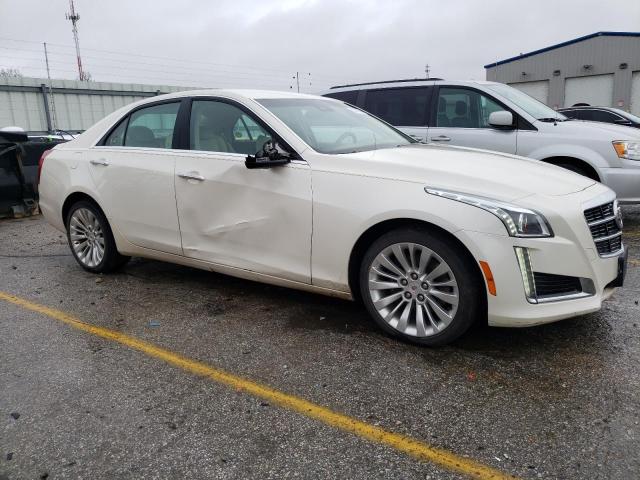 1G6AR5SXXE0165226 - 2014 CADILLAC CTS LUXURY COLLECTION WHITE photo 4