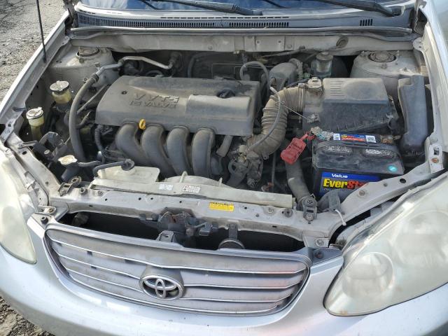 JTDBR32E430031202 - 2003 TOYOTA COROLLA CE SILVER photo 11