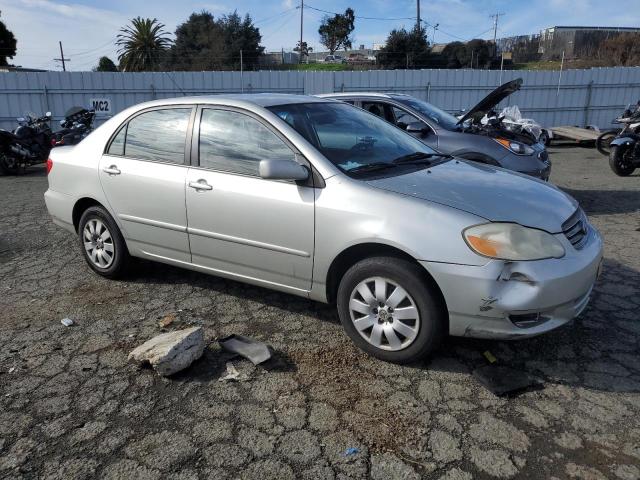 JTDBR32E430031202 - 2003 TOYOTA COROLLA CE SILVER photo 4