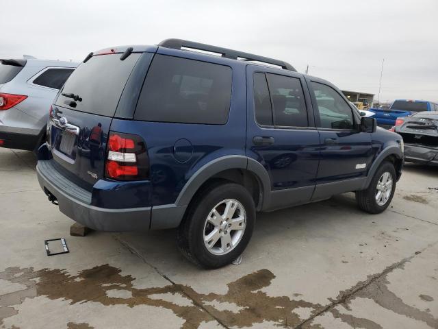 1FMEU63E16ZA04157 - 2006 FORD EXPLORER XLT BLUE photo 3