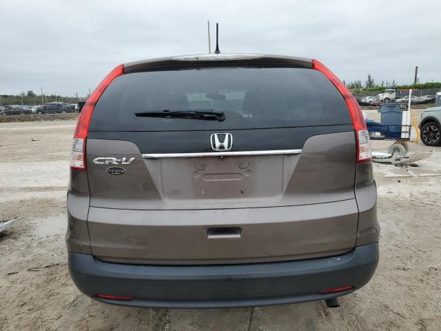 2HKRM3H53EH544256 - 2014 HONDA CR-V EX BROWN photo 6