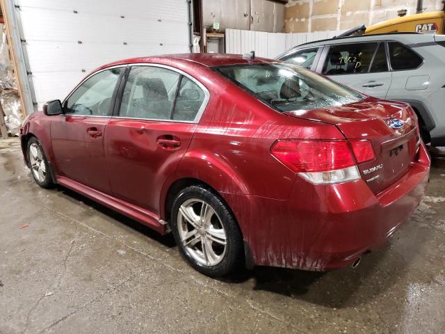 4S3BMBK61C3035773 - 2012 SUBARU LEGACY AWD 2.5I LIMITED BURGUNDY photo 2