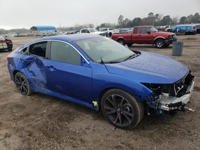 19XFC2F88ME002697 - 2021 HONDA CIVIC SPORT 蓝色 照片 4