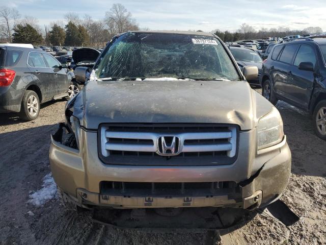 5FNYF28518B010577 - 2008 HONDA PILOT EXL TAN photo 5