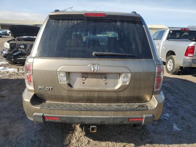 5FNYF28518B010577 - 2008 HONDA PILOT EXL TAN photo 6