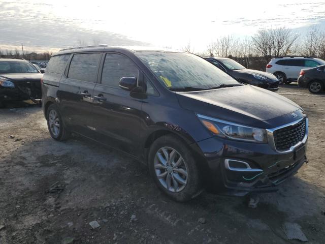 KNDMB5C1XK6503810 - 2019 KIA SEDONA LX BLUE photo 4