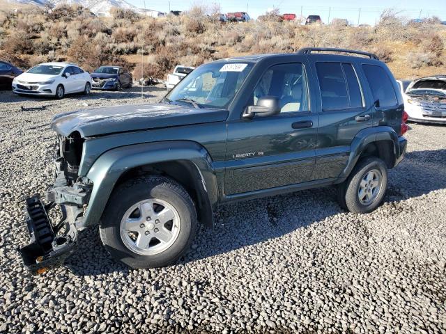 1J4GL58K02W186206 - 2002 JEEP LIBERTY LIMITED GREEN photo 1