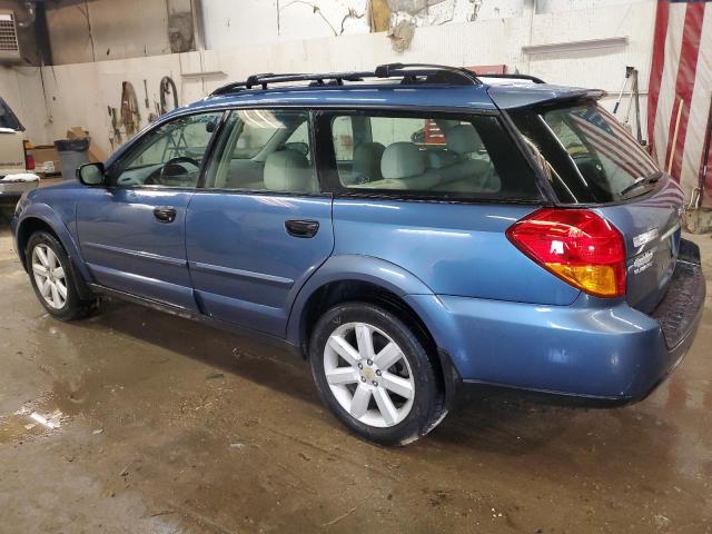 4S4BP61C376327818 - 2007 SUBARU LEGACY OUTBACK 2.5I BLUE photo 2