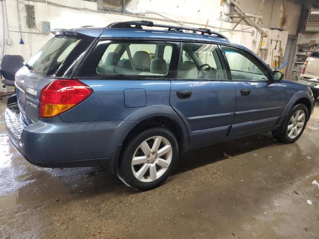 4S4BP61C376327818 - 2007 SUBARU LEGACY OUTBACK 2.5I BLUE photo 3