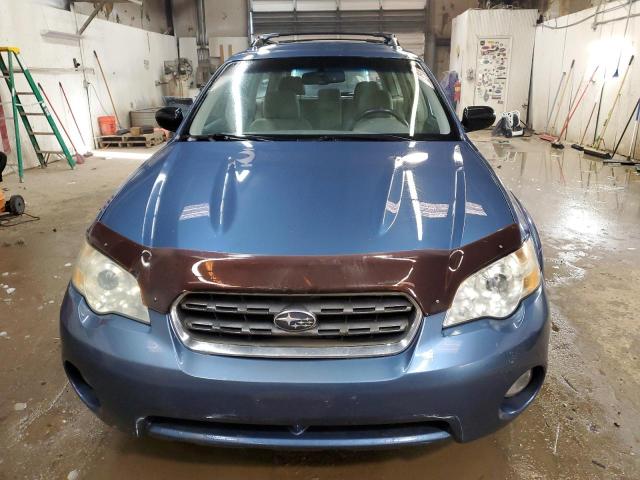 4S4BP61C376327818 - 2007 SUBARU LEGACY OUTBACK 2.5I BLUE photo 5