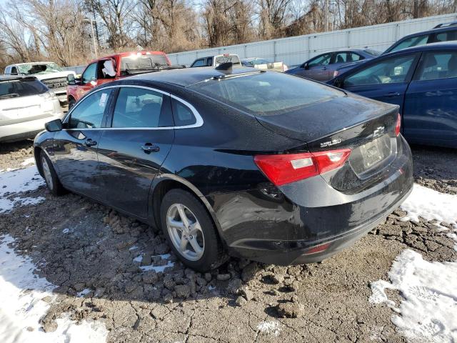 1G1ZC5ST0JF153908 - 2018 CHEVROLET MALIBU LS BLACK photo 2