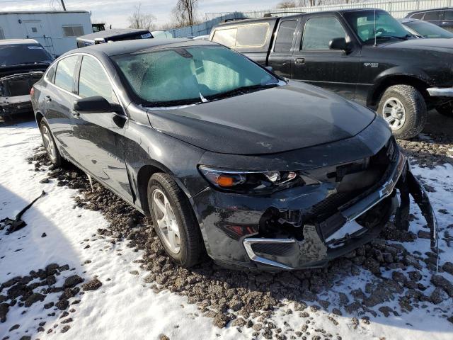 1G1ZC5ST0JF153908 - 2018 CHEVROLET MALIBU LS BLACK photo 4