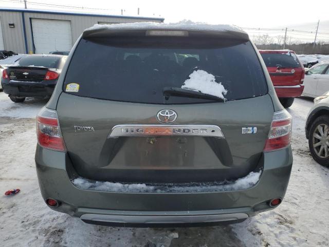 JTEEW41A982006152 - 2008 TOYOTA HIGHLANDER HYBRID BLACK photo 6