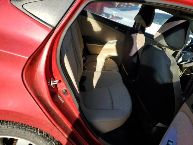 KMHCU4AE7DU340016 - 2013 HYUNDAI ACCENT GLS RED photo 10