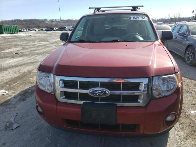 1FMCU0D7XCKA72479 - 2012 FORD ESCAPE XLT RED photo 5