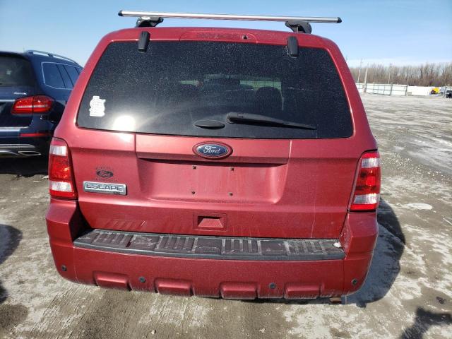 1FMCU0D7XCKA72479 - 2012 FORD ESCAPE XLT RED photo 6