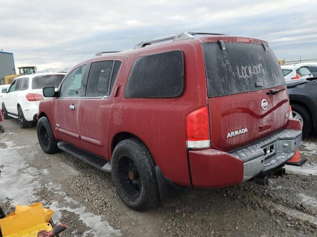 5N1AA08BX5N721701 - 2005 NISSAN ARMADA SE BURGUNDY photo 2