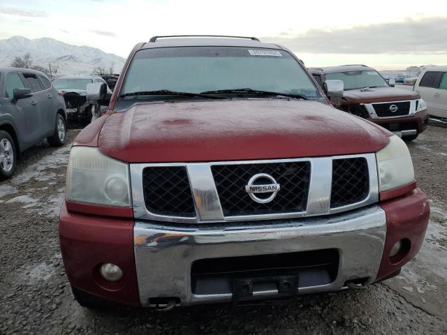 5N1AA08BX5N721701 - 2005 NISSAN ARMADA SE BURGUNDY photo 5