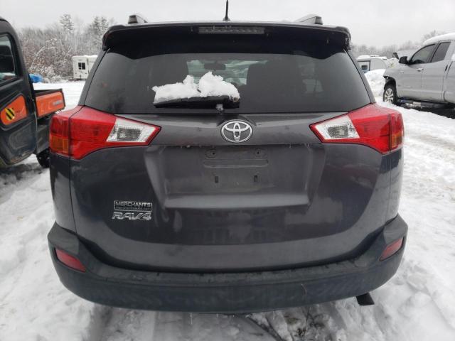 JTMBFREV1ED052334 - 2014 TOYOTA RAV4 LE GRAY photo 6