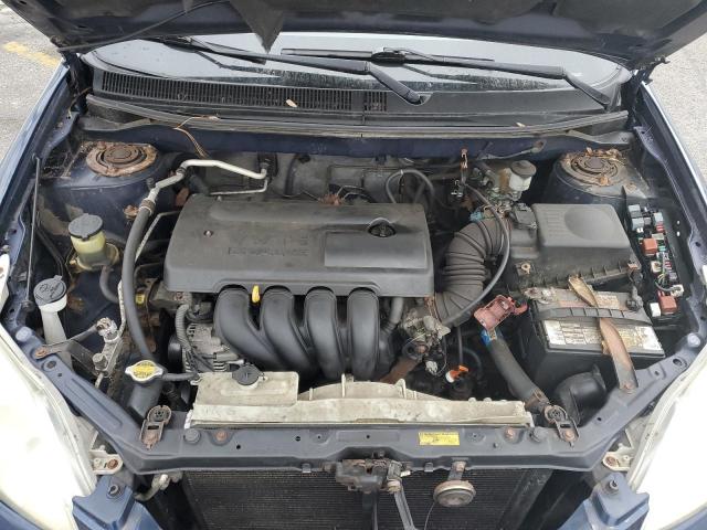 2T1KR32E63C029604 - 2003 TOYOTA MATRIX XR Bleu photo 11