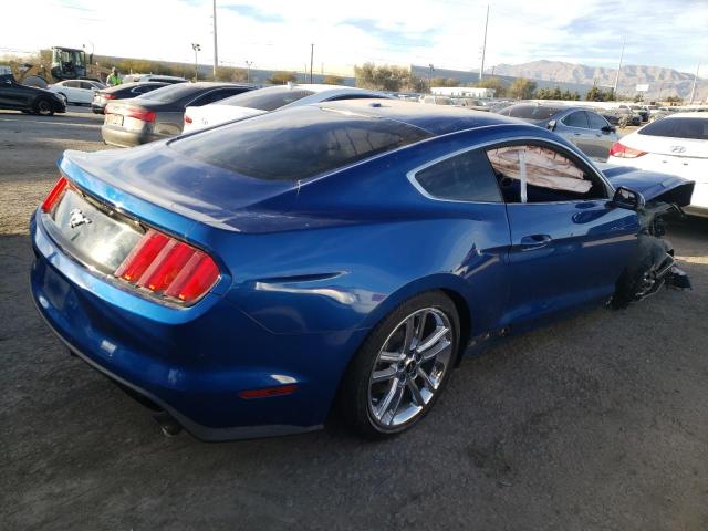 1FA6P8TH5H5227131 - 2017 FORD MUSTANG BLUE photo 3