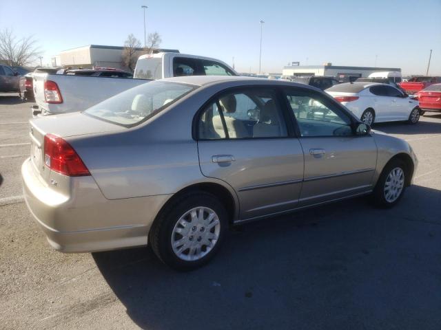 2HGES16634H532623 - 2004 HONDA CIVIC LX TAN photo 3