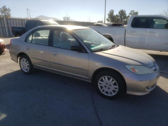 2HGES16634H532623 - 2004 HONDA CIVIC LX TAN photo 4