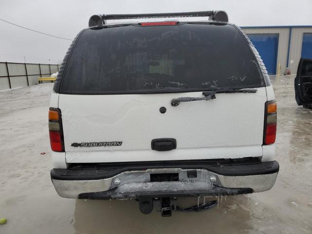 3GNGK26U65G205203 - 2005 CHEVROLET SUBURBAN K2500 WHITE photo 6