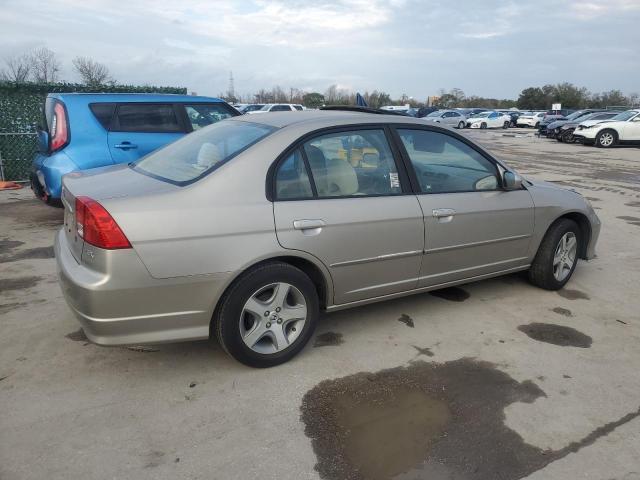 2HGES26745H544733 - 2005 HONDA CIVIC EX BEIGE photo 3