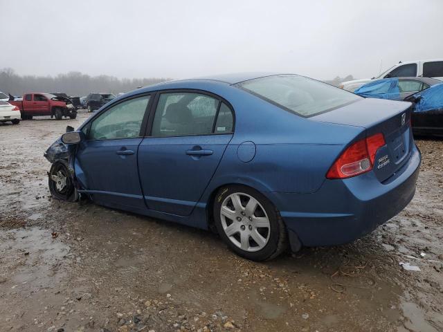 1HGFA16578L099248 - 2008 HONDA CIVIC LX BLUE photo 2