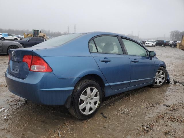 1HGFA16578L099248 - 2008 HONDA CIVIC LX BLUE photo 3