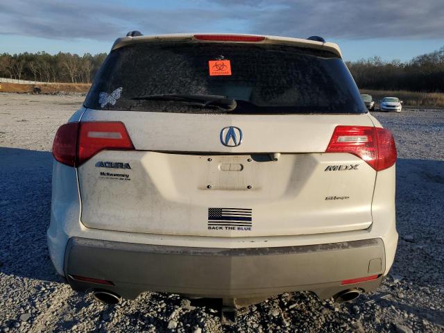 2HNYD28469H508888 - 2009 ACURA MDX TECHNOLOGY WHITE photo 6