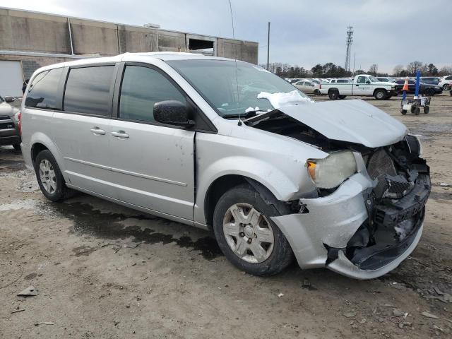 2C4RDGBG7CR218087 - 2012 DODGE CARAVAN SE SILVER photo 4