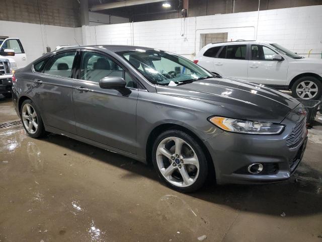 3FA6P0G79GR383672 - 2016 FORD FUSION S GRAY photo 4