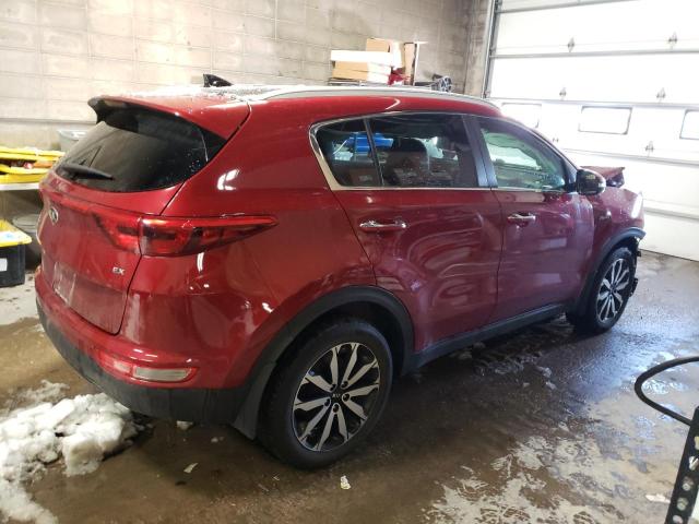 KNDPNCAC2H7072718 - 2017 KIA SPORTAGE EX RED photo 3