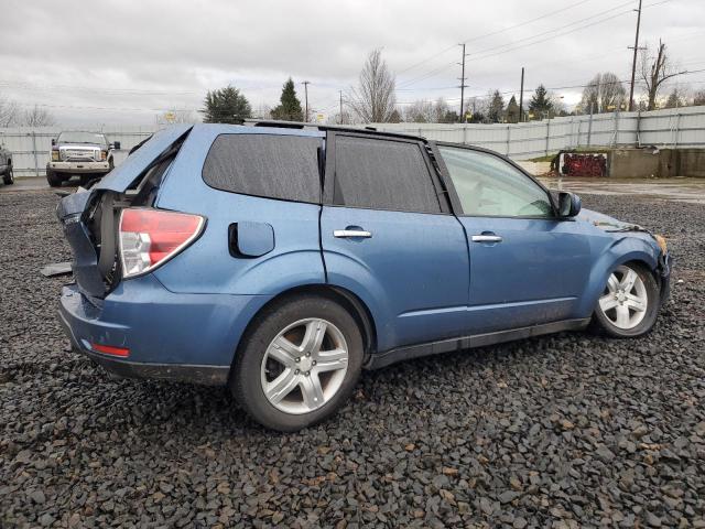 JF2SH64649H718668 - 2009 SUBARU FORESTER 2.5X LIMITED BLUE photo 3