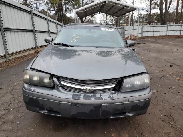 2G1WF55K159345642 - 2005 CHEVROLET IMPALA GRAY photo 5