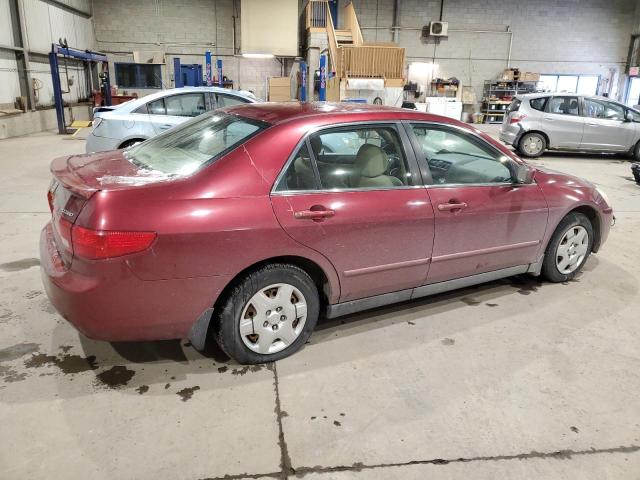 1HGCM554X5A808787 - 2005 HONDA ACCORD LX RED photo 3