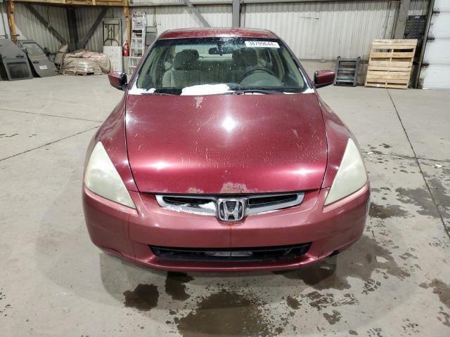 1HGCM554X5A808787 - 2005 HONDA ACCORD LX RED photo 5