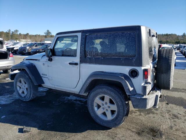 1C4AJWAG8EL124281 - 2014 JEEP WRANGLER SPORT WHITE photo 2