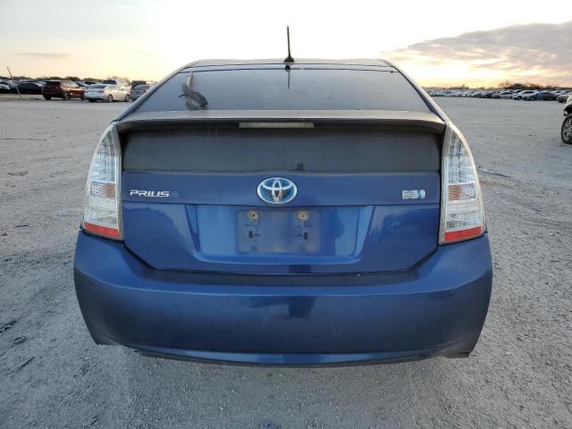 JTDKN3DU1A0041618 - 2010 TOYOTA PRIUS BLUE photo 6