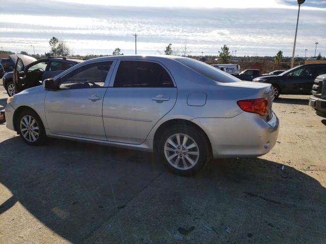 JTDBL40E499089891 - 2009 TOYOTA COROLLA BASE SILVER photo 2