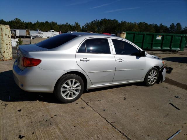 JTDBL40E499089891 - 2009 TOYOTA COROLLA BASE SILVER photo 3