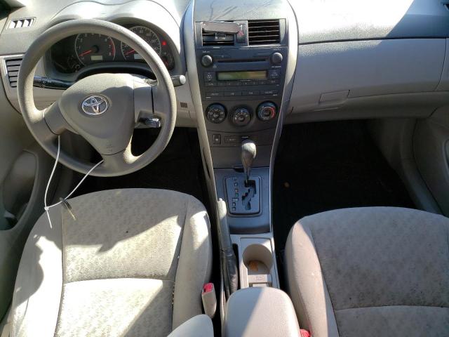 JTDBL40E499089891 - 2009 TOYOTA COROLLA BASE SILVER photo 8