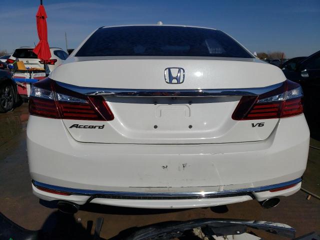 1HGCR3F81GA013363 - 2016 HONDA ACCORD EXL WHITE photo 6