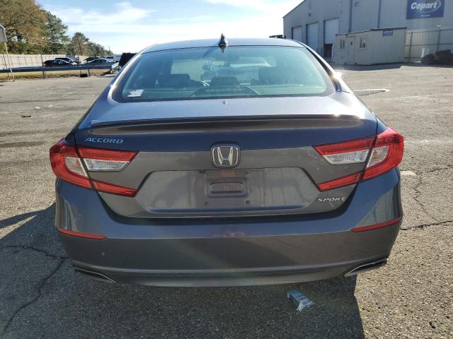 1HGCV1F37LA059570 - 2020 HONDA ACCORD SPORT GRAY photo 6